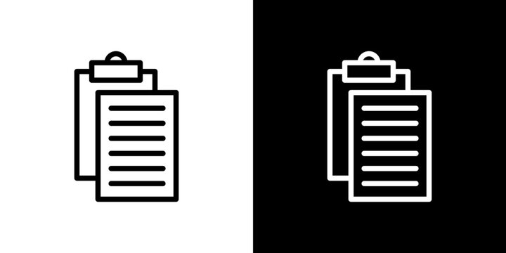 Paste icon symbol concept for graphic design, Website, UI. Svg