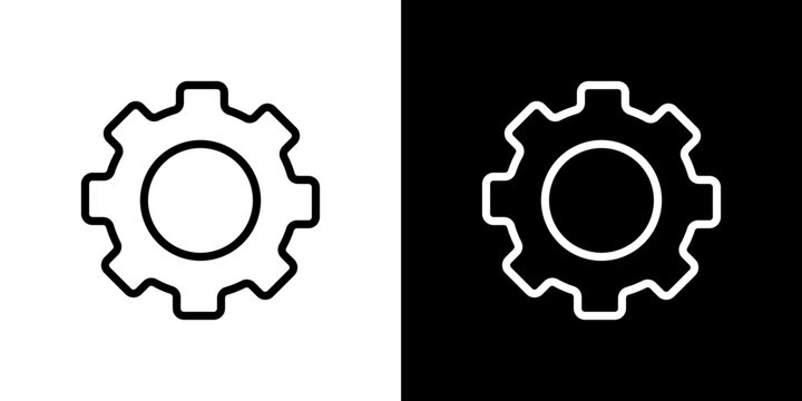 Settings icon symbol concept for graphic design, Website, UI. Svg