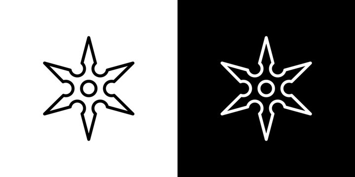 Shuriken icon symbol concept for graphic design, Website, UI. Svg
