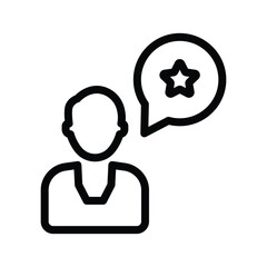 Wall Mural - Customer rating Icon