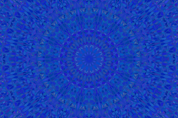 Poster - Dynamic geometrical pattern webpage background - colorful circular floral psychedelic vector art