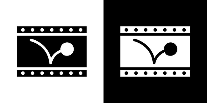 Animated icon symbols. Vector illustration.