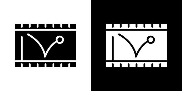 Animation icon symbols. Vector illustration.