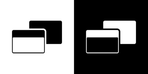 Window Restore icon symbols. Vector illustration.