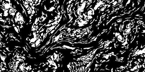 Poster - swirling black and white lines creating a fluid marble pattern with a dynamic and visually striking texture effect.