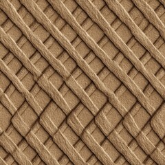 Poster - seamless background texture explore a detailed pattern of cardboard suitable for diverse applications.