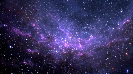Aufkleber - Universe with stars, constellations, galaxies, nebulae and gas and dust clouds
