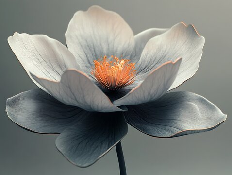Subtle gradients and textures converge to create an ethereal floral presentation