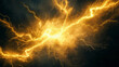 © SHANZA - Yellow electricity lightning flash