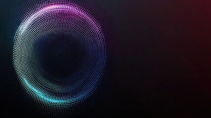 Poster - Abstract swirling circular pattern design.