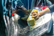 © ma yic/Stocksy - Night Car Wash Scene