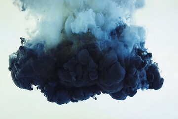 Poster - Ink cloud in water abstract movement