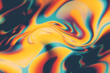 Poster - Fluid colorful abstract modern vivid background