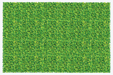 Fototapete - Green grass field background. Texture of green lawn grass. Green grass seamless texture. Vector illustration.