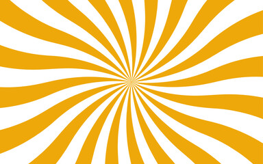 Poster - Abstract radial burst background with alternating red and white curved stripes central focal point. Dynamic spiral effect reminiscent of retro candy swirls or vintage sunburst posters. 