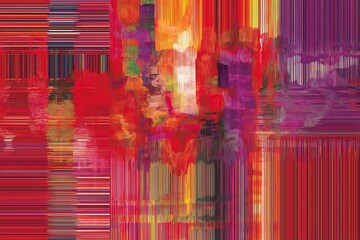 Poster - Abstract vertical and horizontal color fields