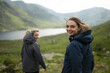 © Westend61 - Two women hiking in the scenic mountains of North Wales