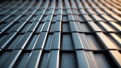 Poster - Close-up of wooden vent with textured pattern background