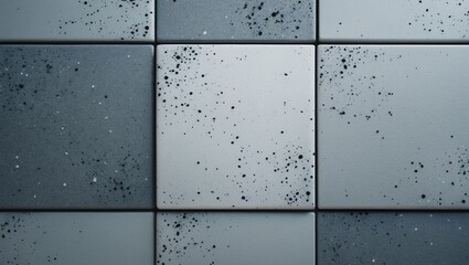 Poster - Gray polished granite with black and white inclusions for worktop surface
