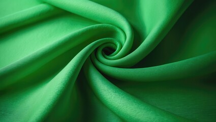 Poster - Elegant Green Textile Pattern with Seamless Woven Design for Modern Backgrounds