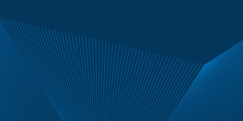 Poster - A sleek blue abstract background with converging lines and smooth gradients. The dynamic design and subtle transitions create a visually appealing and versatile backdrop for various creative projects.