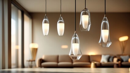 Poster - Contemporary pendant lighting for modern spaces