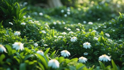 Poster - Gardenia Crape Jasmine in full bloom at the park