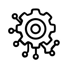 Leinwandbilder - setting icon
