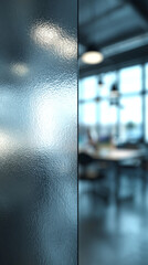 Poster - Close-up of textured glass surface, showing a pattern of small bumps creating a subtle, diffused light effect A modern, abstract background suitable for various design concepts