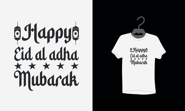 Happy Eid Day, Happy Eid Mubarak typography t shirt design, Eid Mubarak 2025,  t shirt, Eid Mubarak Collection,  festival, textile, tee, star, religious, 
Vector design, greeting card, month, poster,