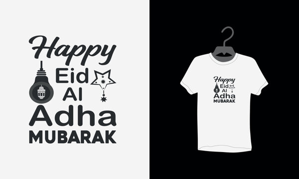 Happy Eid Day, Happy Eid Mubarak typography t shirt design, Eid Mubarak 2025,  t shirt, Eid Mubarak Collection,  festival, textile, tee, star, religious, 
Vector design, greeting card, month, poster,