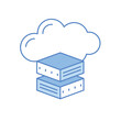 © vector squad - Cloud Server Vector icon