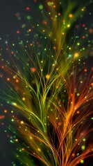 Wall Mural - Abstract Colorful Light Burst Background