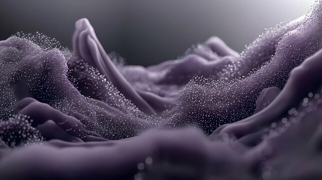 Abstract Purple Gray Digital Landscape Design