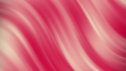 Poster - Soft pink and cream abstract waves create a gentle, flowing background pattern, Abstract texture Gradient motion Background animation.