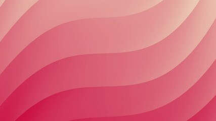 Poster - Soft, flowing pink abstract waves create a smooth, harmonious gradient background, Abstract texture Gradient motion Background animation.