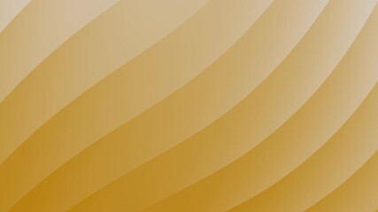 Poster - Soft golden diagonal stripes create a smooth, abstract background with a warm tone, Abstract texture Gradient motion Background animation.