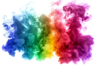 Poster - Abstract colorful ink swirls