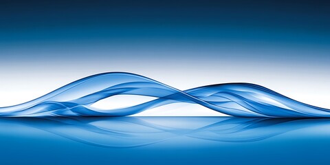 Poster - Abstract blue waves (3)