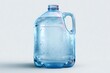 © Yermek - Realistic photo of plastic water jug with blue tint and condensation droplets