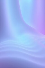 Aufkleber - Soft gradients blend in calming blue and purple waves flowing smoothly across a serene surface