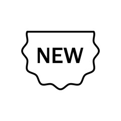 Fototapete - New icon vector design template. Can be used for web and mobile