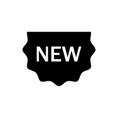 Fototapete - New label icon. Flat vector related icon for web and mobile applications.