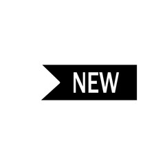 Fototapete - New label icon. Flat vector related icon for web and mobile applications.