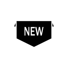 Fototapete - New label icon. Flat vector related icon for web and mobile applications.