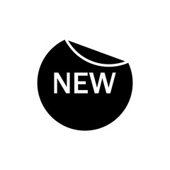 Fototapete - New label icon. Flat vector related icon for web and mobile applications.