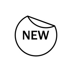 Fototapete - New icon vector design template. Can be used for web and mobile