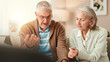 © peopleimages.com - Frustrated, senior couple and argument with disagreement for financial crisis or debt at home. Upset, elderly man and woman with fight for poor pension fund, decline or bad news at retirement house