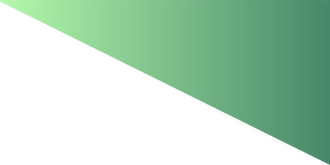 Poster - Trendy bicolour gradient emerald green and white diagonal triangular shape stylish decorative background texture web template banner poster flyer presentation card cover design