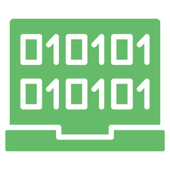 laptop coding vector icons